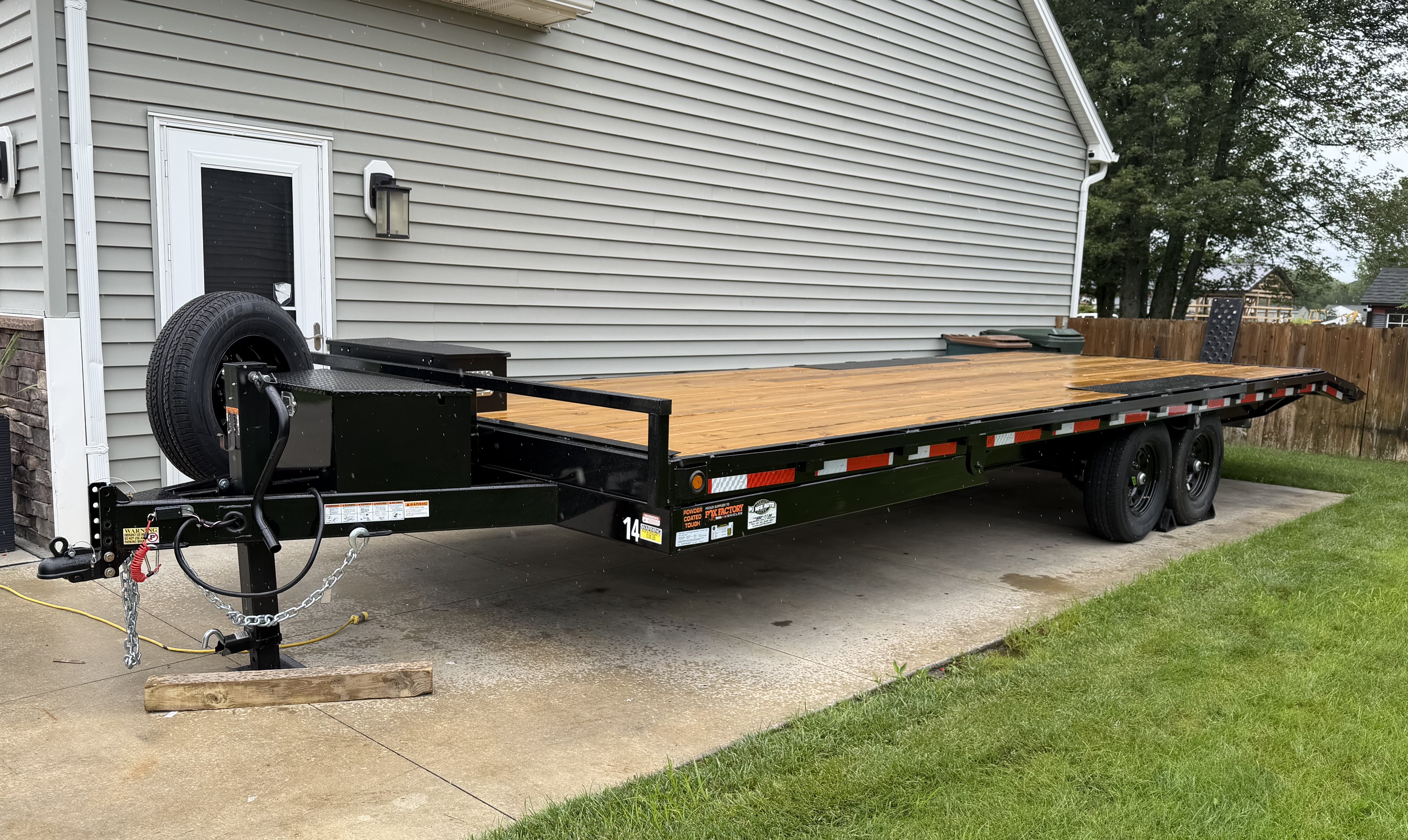 Deckover Hydralic trailer