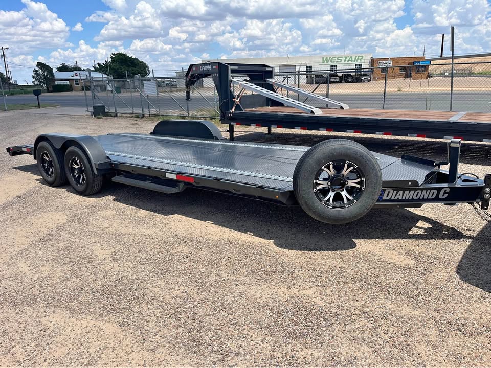 Diamond C 20’ E-Track Car Hauler