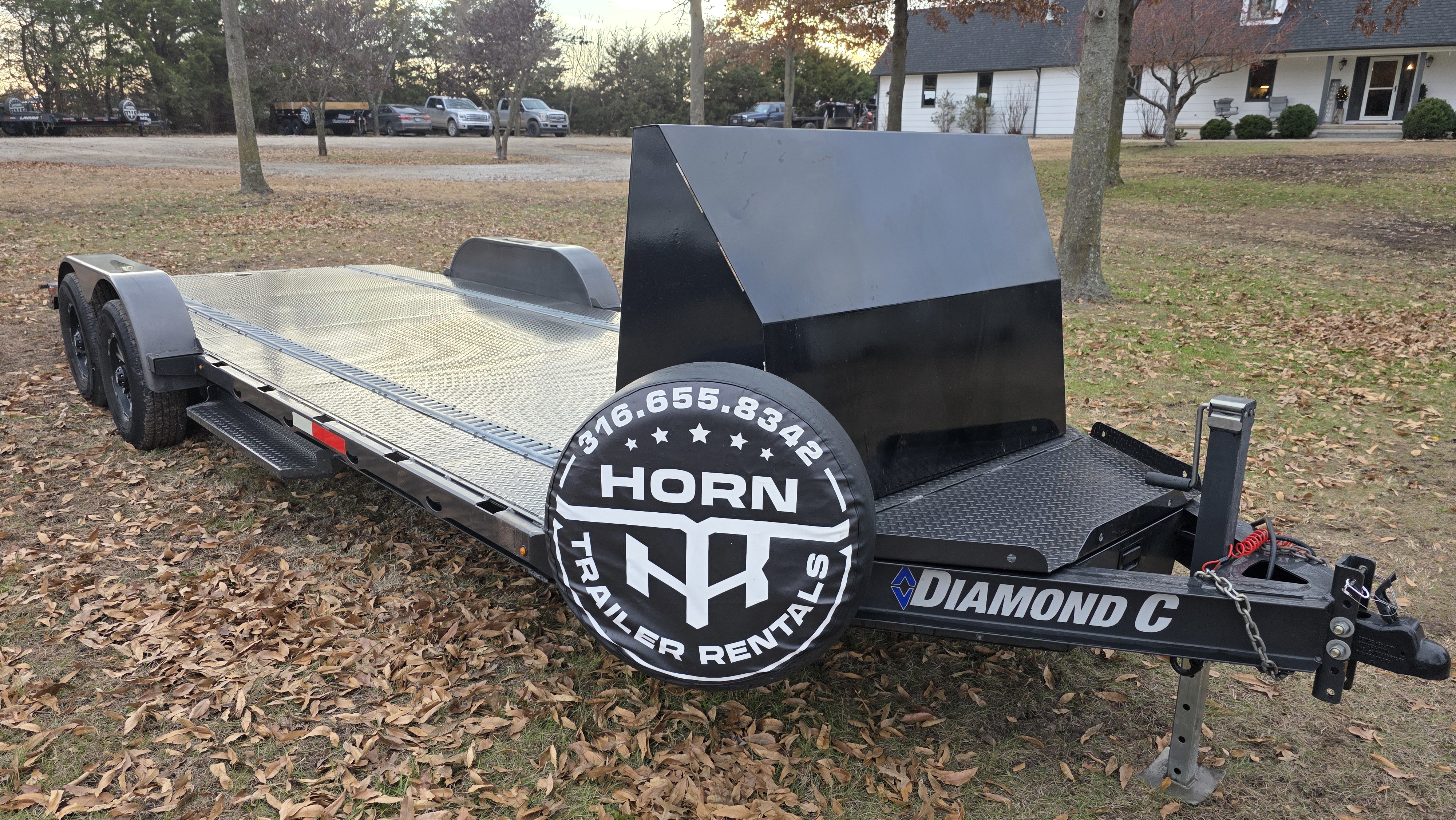 Diamond C 20’ E-Track Car Hauler