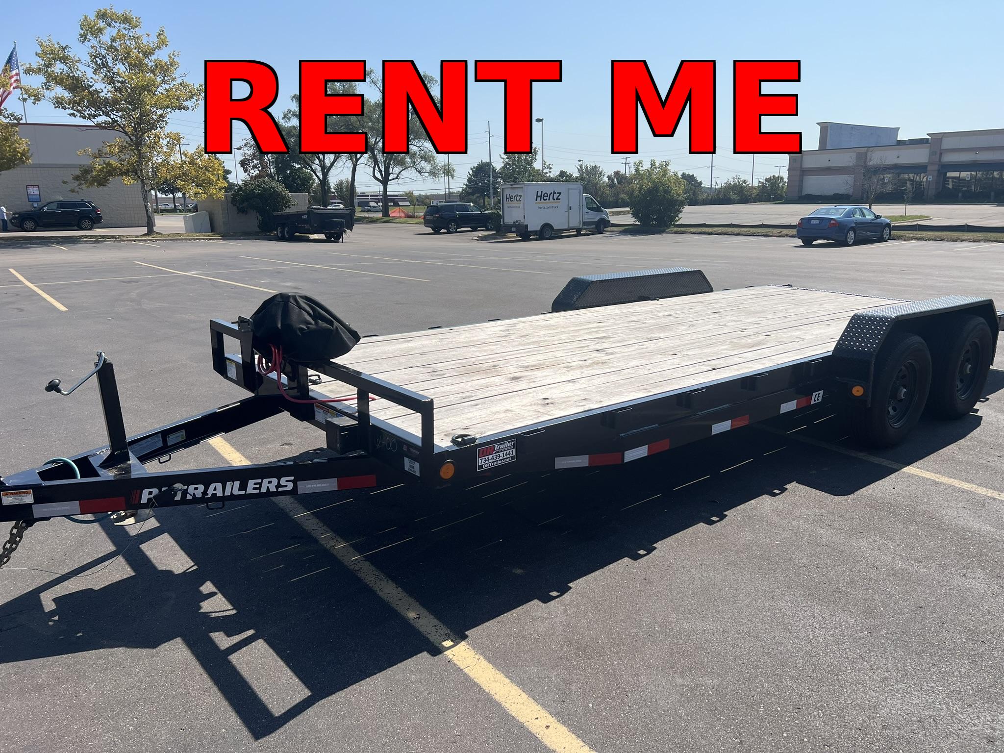 PJ 20' X 7' Car Hauler (Car Trailer)