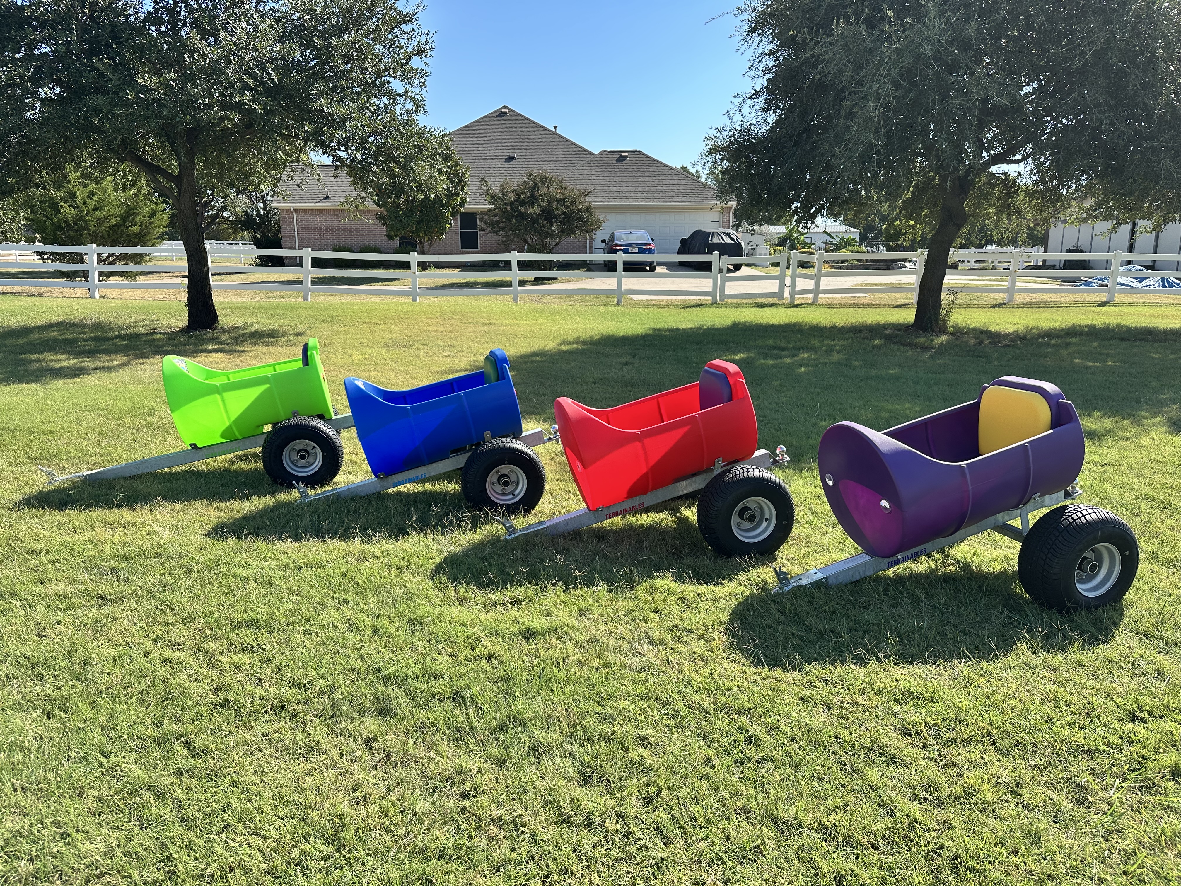 TERRAINABLES BARREL TRAIN CARTS