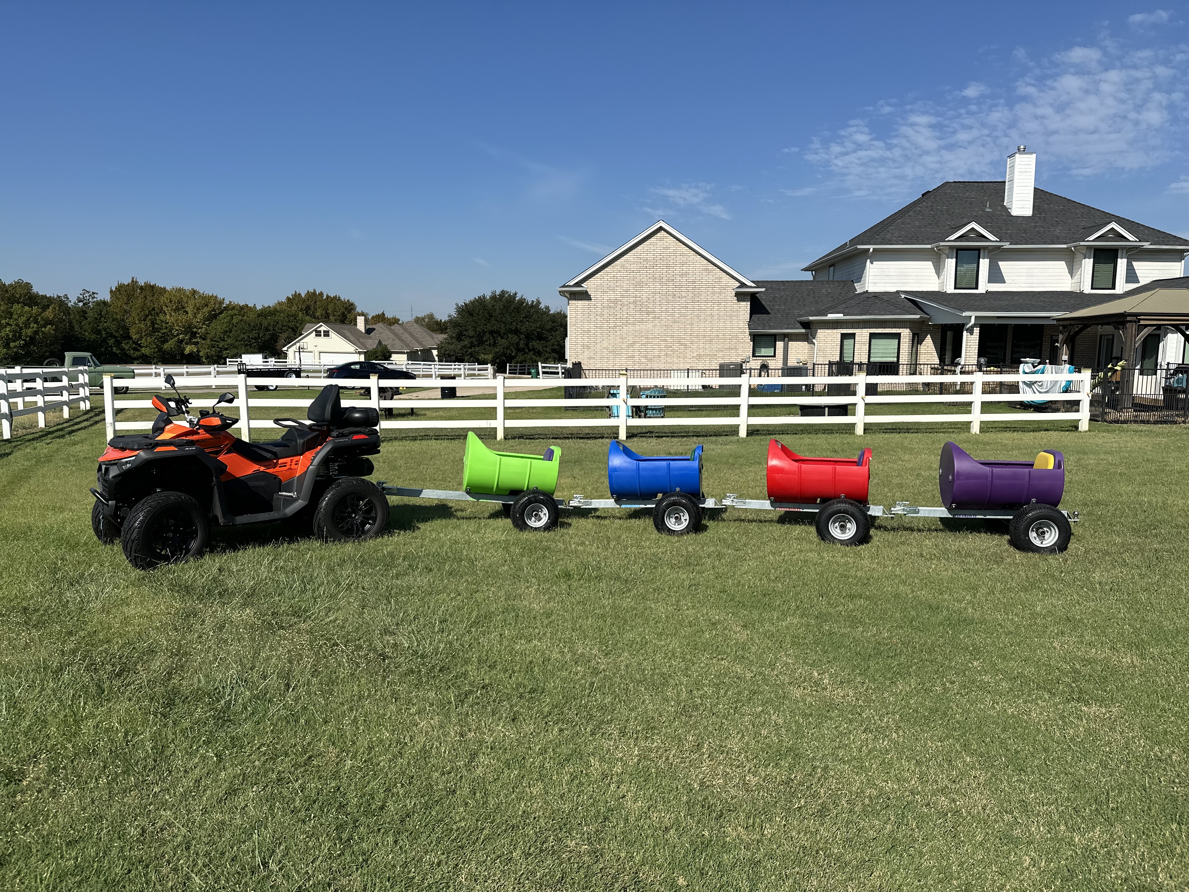 TERRAINABLES BARREL TRAIN CARTS